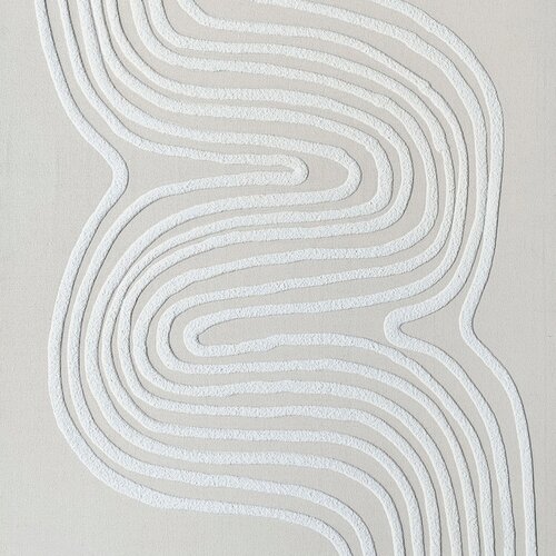 Wanddecoratie Swirl Beige - B 80 x H 120 cm - afbeelding 2