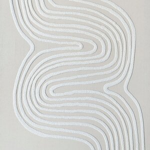 Wanddecoratie Swirl Beige - B 80 x H 120 cm - afbeelding 2