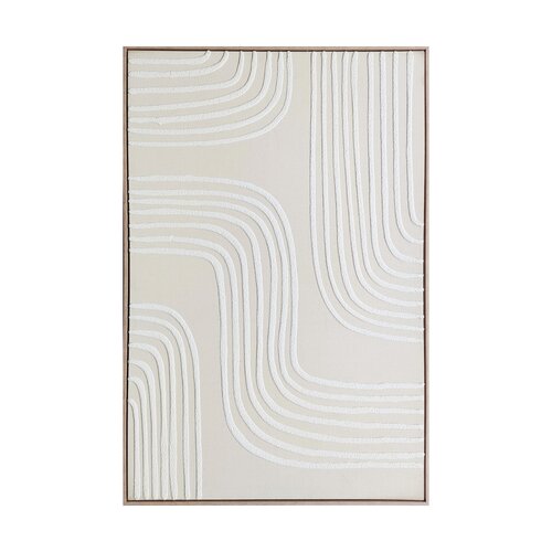 Wanddecoratie Swirl Beige - B 80 x H 120 cm - afbeelding 1