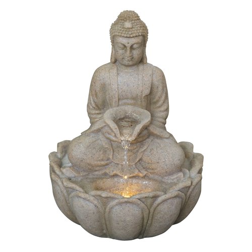 Waterornament Boedha - 25 x 18 x 34 cm - afbeelding 2