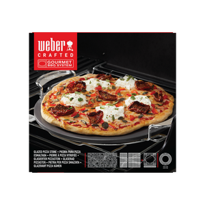 Weber Gourmet Barbecue System & Crafted geglazuurde pizzasteen d42.5cm