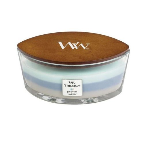 WoodWick Trilogy Woven Comforts Ellipse Candle