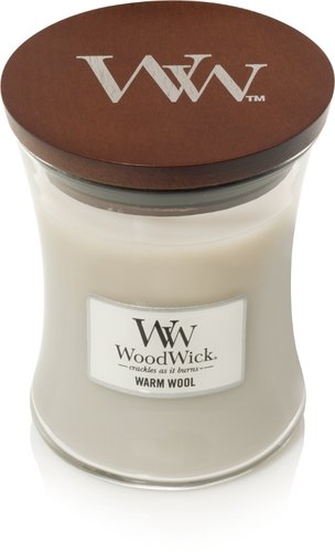 WoodWick Warm Wool Medium Candle - afbeelding 1