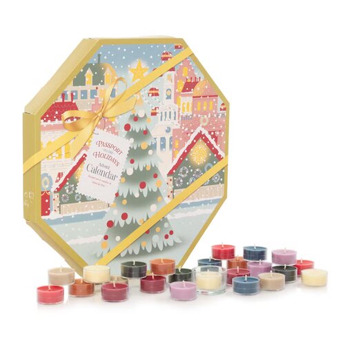 Yankee Candle Adventskalender Wreath 'Passport To The Holidays' - afbeelding 1